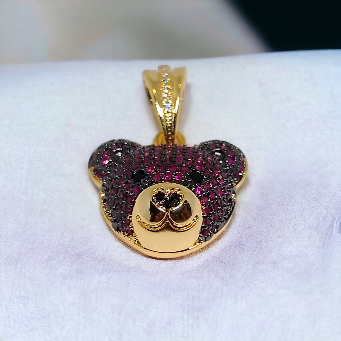 Rupert Bear Pendant Purple