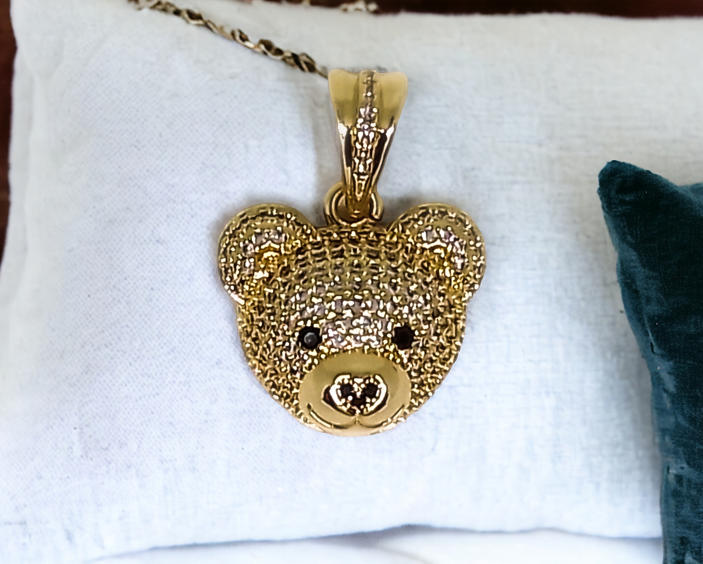 Rupert Bear Gold Pendant