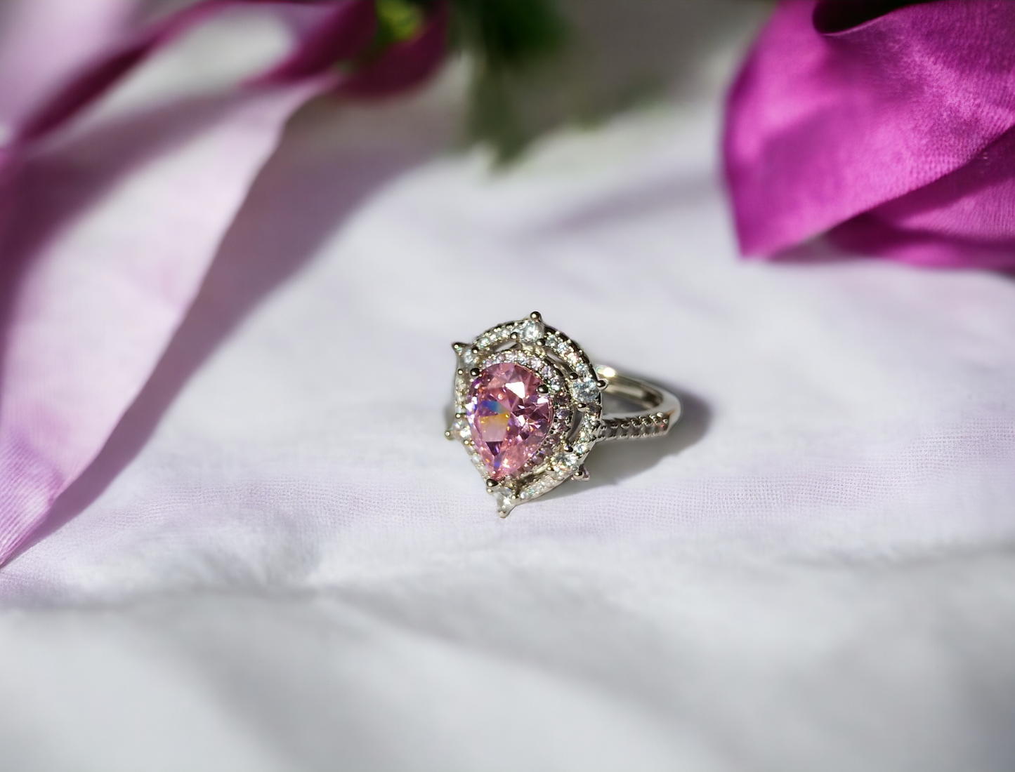 LiSA Ring with Pink Tourmaline